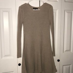 Long sleeve sweater dress